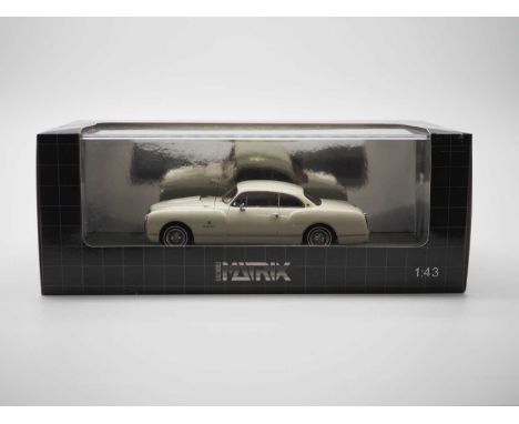 A 1:43 scale MATRIX MX20303-041, ltd edition hand built resin model of a 1953 Ghia C.B Thomas Special, No 213 of 408, VG/E in