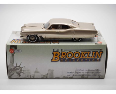 A BROOKLIN BRK.208 hand built white metal, 1:43 scale model of a 1967 Buick Wildcat sedan, VG/E in G/VG box.