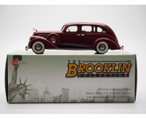 A BROOKLIN BRK.141a hand built white metal, 1:43 scale model of a 1937 Lincoln Model K , VG/E in G/VG box.