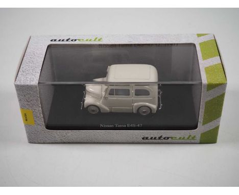 A 1:43 scale AUTOCULT #03011, ltd edition hand built resin model of a 1947 Nissan Tama E4S-47 (Japan), edition of 333, VG/E i