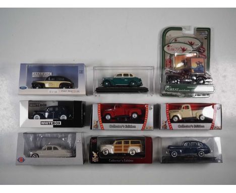 A group of boxed and unboxed 1:43 scale models to include WHITEBOX, FIRST RESPONSE and AMERICAN HERITAGE MODELS, comprising o