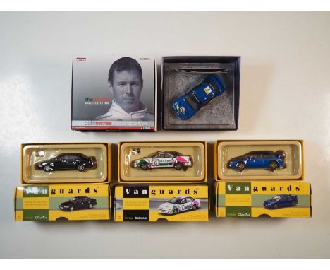 A group of 1:43 scale models by CORGI VANGUARDS and CORGI Colin McCrae The Tribute Collection,  comprising assorted Subaru au