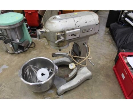 Vintage Hobart Commercial food mixer, together with mixing bowl and attachmentsCondition report: The mixer is currently worki