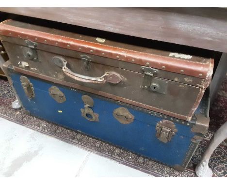 Two vintage trunks