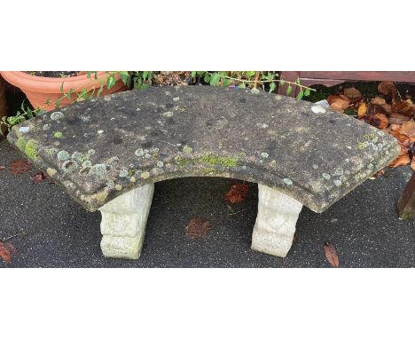 Stone bench seat