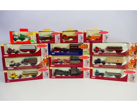 Corgi Trackside - A collection of boxed limited edition models in 1/76 railway scale including Foden S21 flatbed in Pollock l