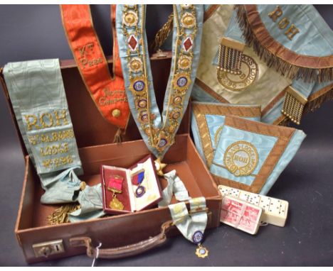 Fraternal Benefit Order - Royal Antediluvian Order of Buffaloes - a silver gilt President Knights Chapter medal, Presented to