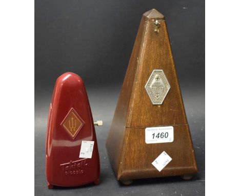 A French Paquet wooden cased metronome;a Taktell Piccolo (2)