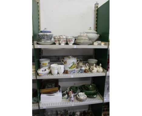 A quantity of household and decorative china to include Royal Worcester Evesham.