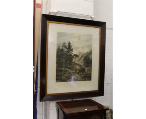 The Pass Of Brander colour print after an original by Louis B. Hurt.