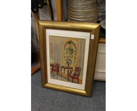 A tapestry picture.