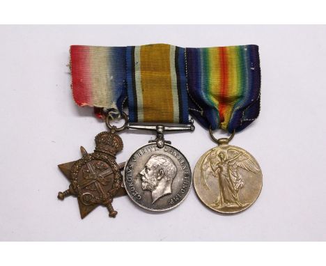 WWI medal group awarded to R 275 A SJT C. A. Hadley A.B.C.