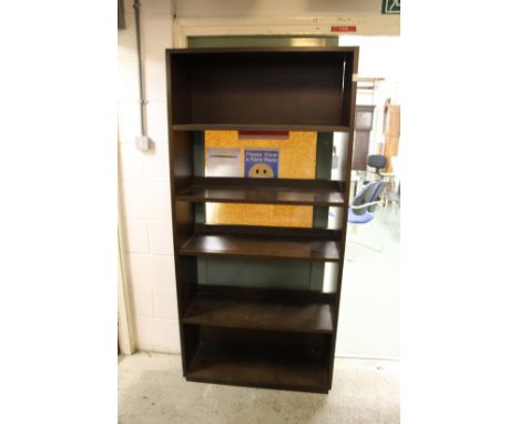 A modern book shelf.