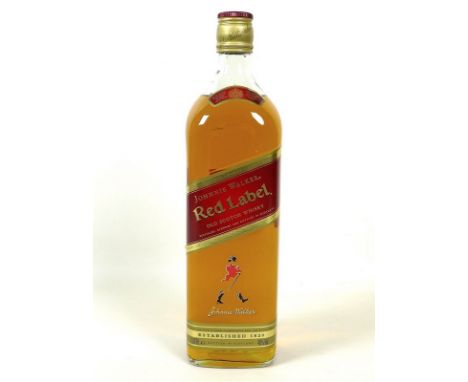 Vintage Whisky: a bottle of Johnnie Walker Red Label Old Scotch Whisky, 40% vol., 1L.
