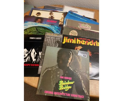 Records : 30+ mainly Rock albums inc Jimi Hendrix, Thin Lizzy, Bad Company etc
