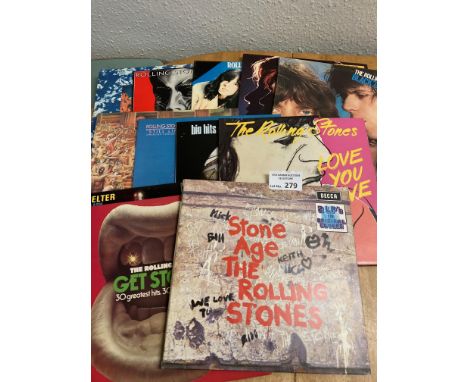 Records : ROLLING STONES 13 albums all reissues but all really nice conditions