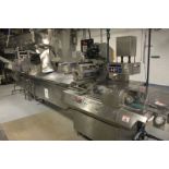 Fuji Model FW3700 Horizontal Flow Wrappers with Thiele Card Placer, Markem Coder.
