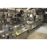 Fuji Model FW3700 Horizontal Flow Wrappers with Thiele Card Placer, Markem Coder.