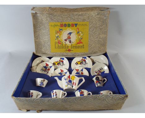 A Boxed Chad Valley 'Noddy' Child's Tea Set, Copyright 1953.