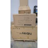 hiboy electric dirt bike DK1, broan 30-in range hood, Weber griddle converter, compressed air dryer,