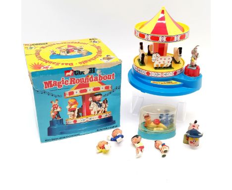 Corgi Magic roundabout Carousel, in original box, play worn condition, complete and working, t/w Corgi Mr Mchenry's &amp; Zeb