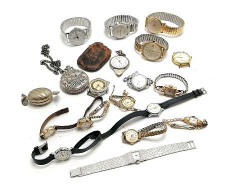 Qty of mostly manual wind wristwatches inc Oris, Medana, Ingersoll etc - SOLD ON BEHALF OF THE NEW BREAST CANCER UNIT APPEAL 