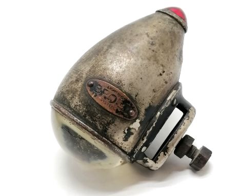 Vintage Brolt lighting system car side-lamp - 11cm long - in used condition