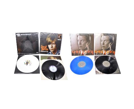David Bowie LP vinyl records, nineteen including Aladdin Sane RS-1001 UK pressing, 3T/3T; Who'll Love Aladdin Sane in Tokyo, 