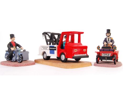 A collection of 3x original Robert Harrop Designs Ltd The Camberwick Green Collection figurines comprising: CG78 Roger Varley