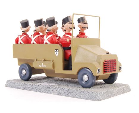 An original Robert Harrop Designs Ltd The Camberwick Green Collection figurine group CG94 The Army Truck. Measures: 23cm. All