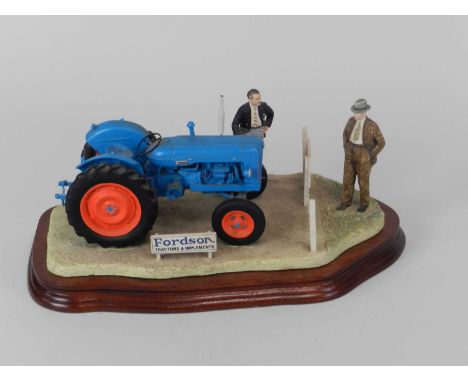 Border Fine Arts 'A Major Decision' (Fordson Major E1ADDN Tractor), model No. JH92 by Ray Ayres, limited edition 72/1500, on 