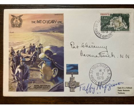 WW2 Escaping Society Pat Cheramy. Taffy Higginson signed 1979 Pat O'Leary, RAF Escape series cover. Pat Cheramy was a French 