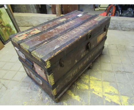  Sale Item:    BLACK WATCH TRAVEL TRUNK   Vat Status:   No Vat   Buyers Premium:  This lot is subject to a Buyers Premium of 
