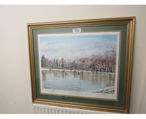  Sale Item:    CURLING PRINT POLNIE LOCH   Vat Status:   No Vat   Buyers Premium:  This lot is subject to a Buyers Premium of