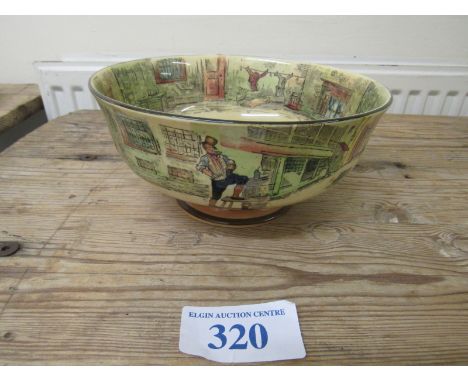  Sale Item:    ROYAL DOULTON DICKENS WARE BOWL   Vat Status:   No Vat   Buyers Premium:  This lot is subject to a Buyers Prem