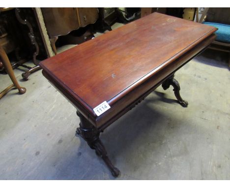  Sale Item:    MAHOGANY HALL TABLE (AF)   Vat Status:   No Vat   Buyers Premium:  This lot is subject to a Buyers Premium of 