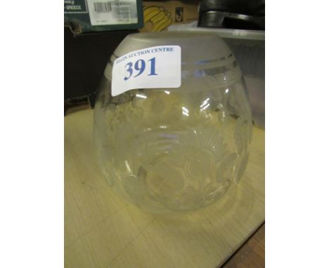  Sale Item:    VICTORIAN GLASS LAMP SHADE (AF)   Vat Status:   No Vat   Buyers Premium:  This lot is subject to a Buyers Prem