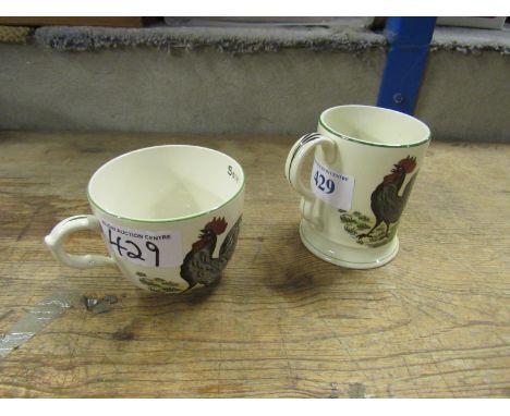  Sale Item:    ADAMS MUG & CUP COCKEREL- SOME CRACKLING (AF)  Vat Status:   No Vat   Buyers Premium:  This lot is subject to 