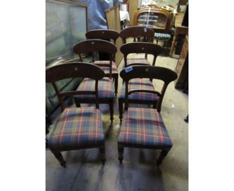  Sale Item:    6 MAHOGANY DINING CHAIRS (AF)   Vat Status:   No Vat   Buyers Premium:  This lot is subject to a Buyers Premiu