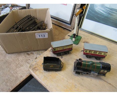  Sale Item:    TIN PLATE TRAIN SET (AF)   Vat Status:   No Vat   Buyers Premium:  This lot is subject to a Buyers Premium of 
