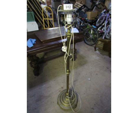  Sale Item:    BRASS STANDARD LAMP   Vat Status:   No Vat   Buyers Premium:  This lot is subject to a Buyers Premium of 15% +