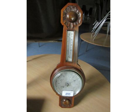  Sale Item:    MAHOGANY BAROMETER   Vat Status:   No Vat   Buyers Premium:  This lot is subject to a Buyers Premium of 15% + 