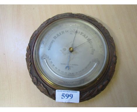  Sale Item:    BAROMETER NEGRETTI & ZAMBRA LONDON (AF)  Vat Status:   No Vat   Buyers Premium:  This lot is subject to a Buye