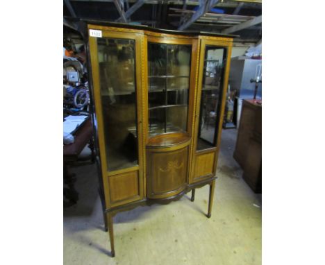  Sale Item:    INLAID DISPLAY CABINET   Vat Status:   No Vat   Buyers Premium:  This lot is subject to a Buyers Premium of 15