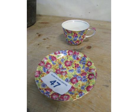  Sale Item:    ROYAL WINTON & CUP & SAUCER   Vat Status:   No Vat   Buyers Premium:  This lot is subject to a Buyers Premium 