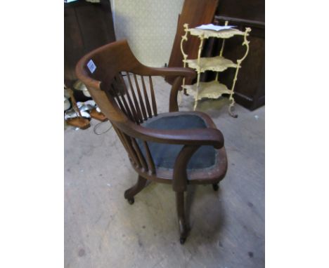  Sale Item:    OAK OFFICE CHAIR   Vat Status:   No Vat   Buyers Premium:  This lot is subject to a Buyers Premium of 15% + Va
