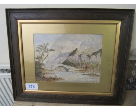  Sale Item:    VICTORIAN W C PAINTING BY R H HOPKINS 1872 (AF)  Vat Status:   No Vat   Buyers Premium:  This lot is subject t