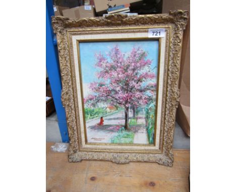  Sale Item:    OIL PAINTING TREES J WLODARCZYK (AF)  Vat Status:   No Vat   Buyers Premium:  This lot is subject to a Buyers 