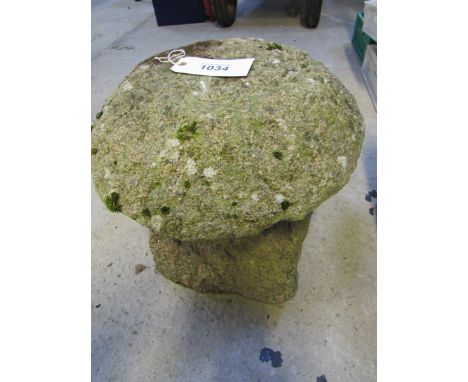  Sale Item:    GRANITE MUSHROOM STONE (AF)   Vat Status:   No Vat   Buyers Premium:  This lot is subject to a Buyers Premium 