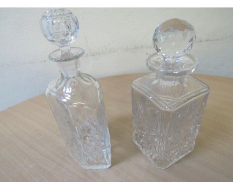 Sale Item:    2 CRYSTAL DECANTERS   Vat Status:   No Vat   Buyers Premium:  This lot is subject to a Buyers Premium of 15% +